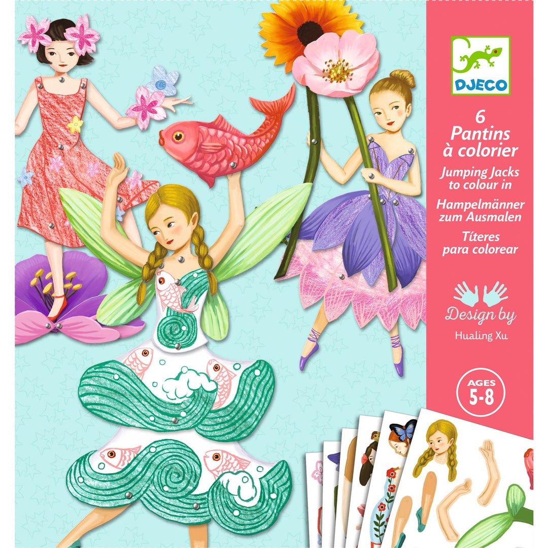 Djeco | Jumping Jacks | Fairies | Feeënpoppen | 5-8 jaar - Kleine Eland