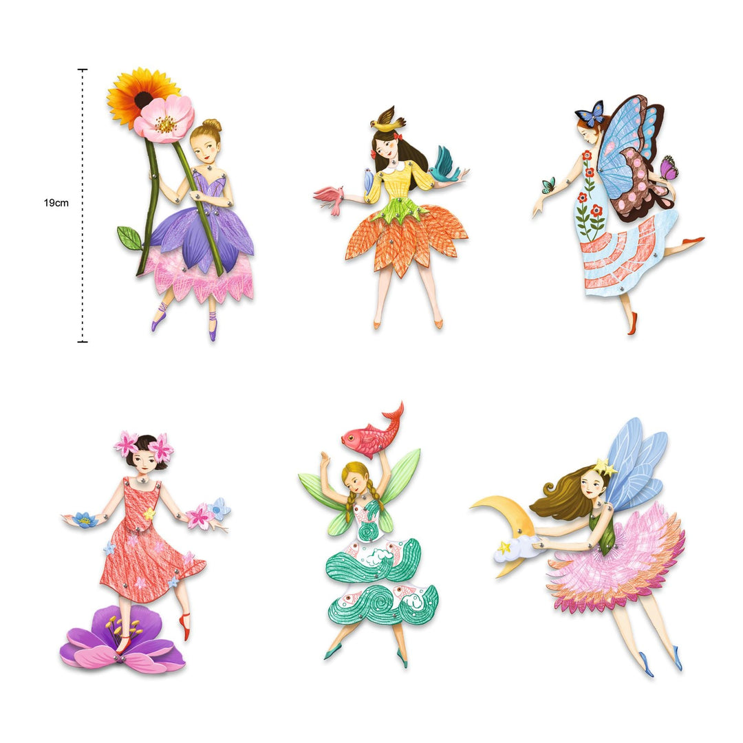 Djeco | Jumping Jacks | Fairies | Feeënpoppen | 5-8 jaar - Kleine Eland