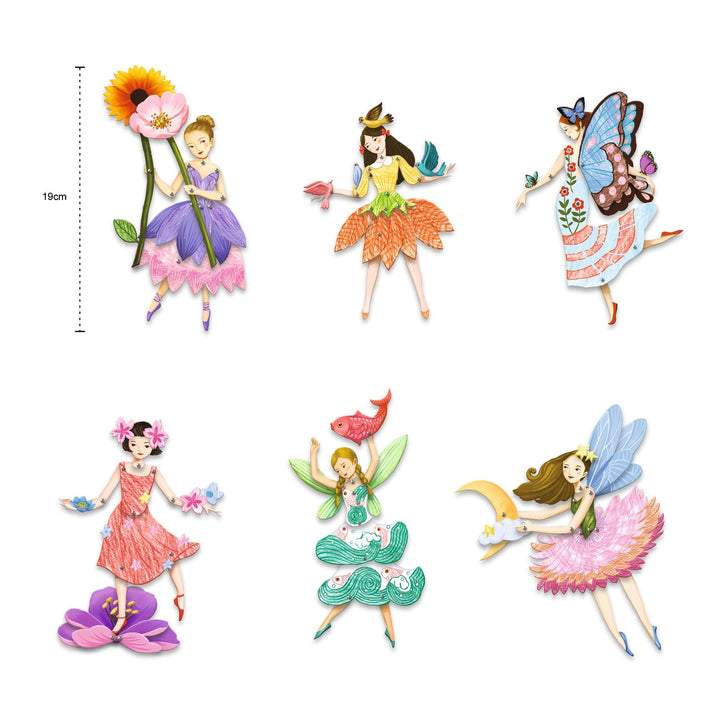 Djeco | Jumping Jacks | Fairies | Feeënpoppen | 5-8 jaar - Kleine Eland