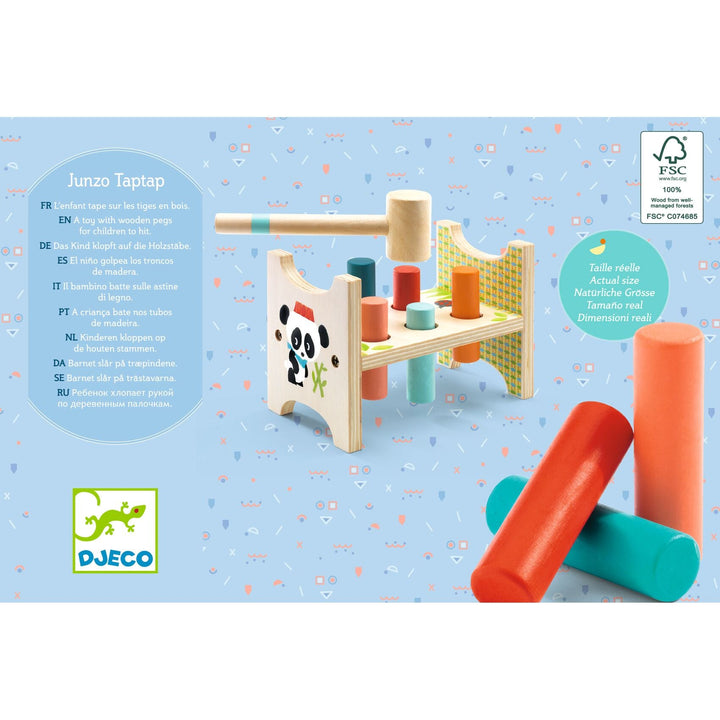 Djeco | Junzo Taptap | Hamerbank | 18 maanden+ - Kleine Eland