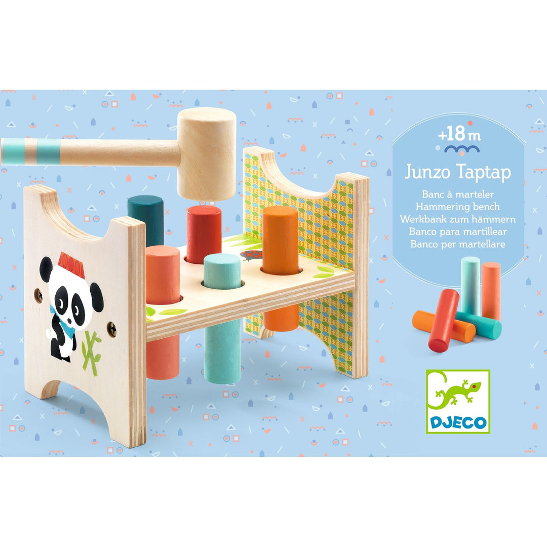 Djeco | Junzo Taptap | Hamerbank | 18 maanden+ - Kleine Eland