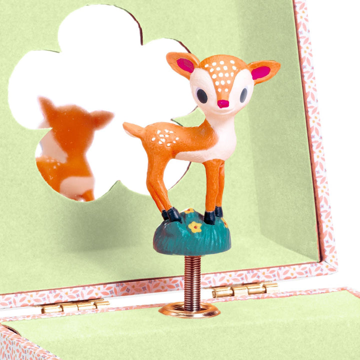 Djeco | Juwelendoos Wood Fawn | Mozart | 4+ - Kleine Eland