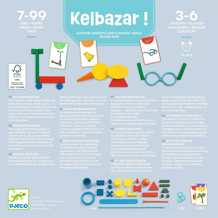 Djeco | Kaartspel | Kelbazar ! | 7 - 99 jaar - Kleine Eland