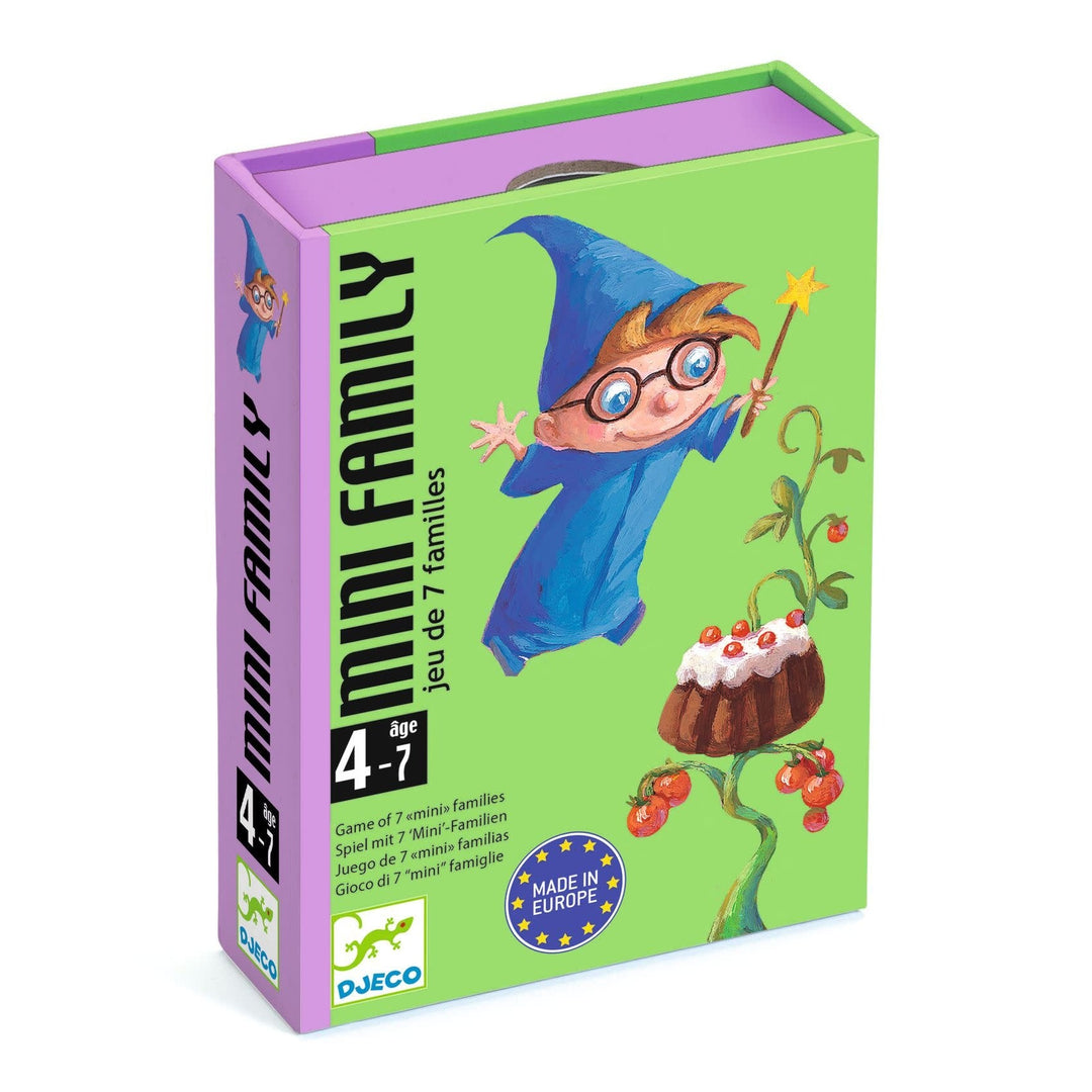 Djeco | Kaartspel | Kwartet| Mini family | 28 delig | 4 - 7 jaar - Kleine Eland