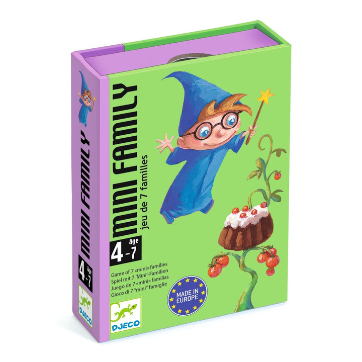 Djeco | Kaartspel | Kwartet| Mini family | 28 delig | 4 - 7 jaar - Kleine Eland