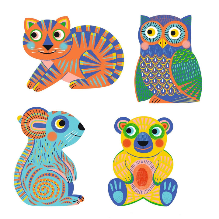 Djeco | Kleuren met Water | Animalo - Ma | +18 mnd - Kleine Eland