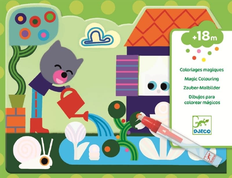 Djeco | Kleuren met Water | in de Tuin | +18 mnd - Kleine Eland