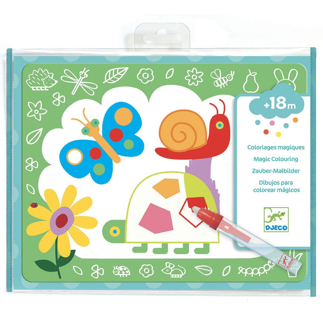 Djeco | Kleuren met Water | Magische Doodle | +18 mnd - Kleine Eland