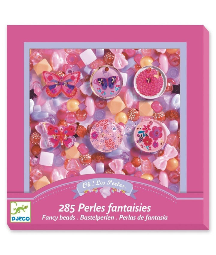 Djeco | Kralen | Fancy Beads | Vlinders | 285 delig | 6-10 jaar - Kleine Eland