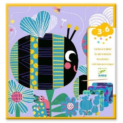 Djeco | Kraskaarten | Insekten | 3 - 6 jaar - Kleine Eland