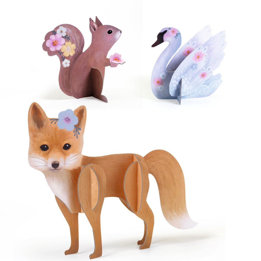 Djeco | Les Plus Grands | Fluffy Box | 6 Creatieve Activiteiten | 6+ - Kleine Eland