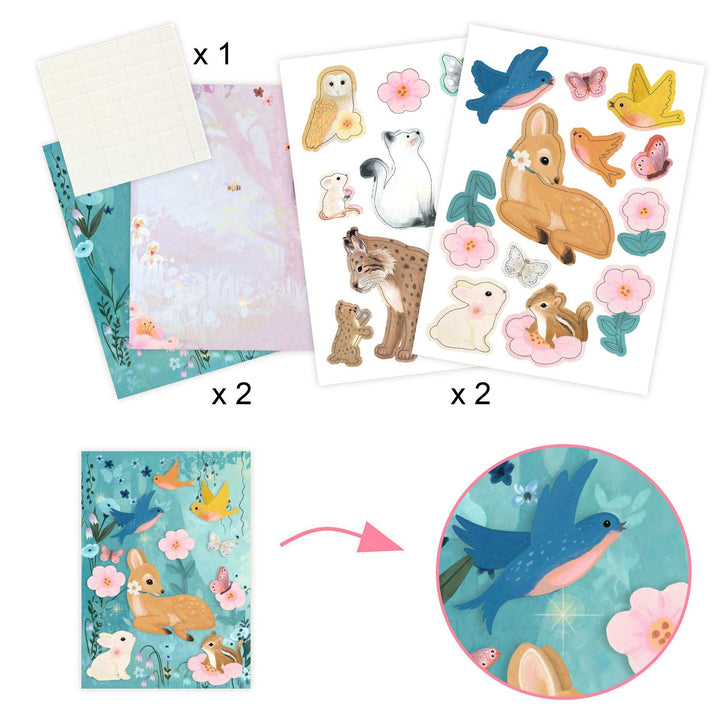Djeco | Les Plus Grands | Fluffy Box | 6 Creatieve Activiteiten | 6+ - Kleine Eland