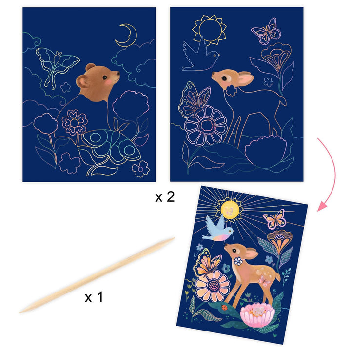 Djeco | Les Plus Grands | Fluffy Box | 6 Creatieve Activiteiten | 6+ - Kleine Eland