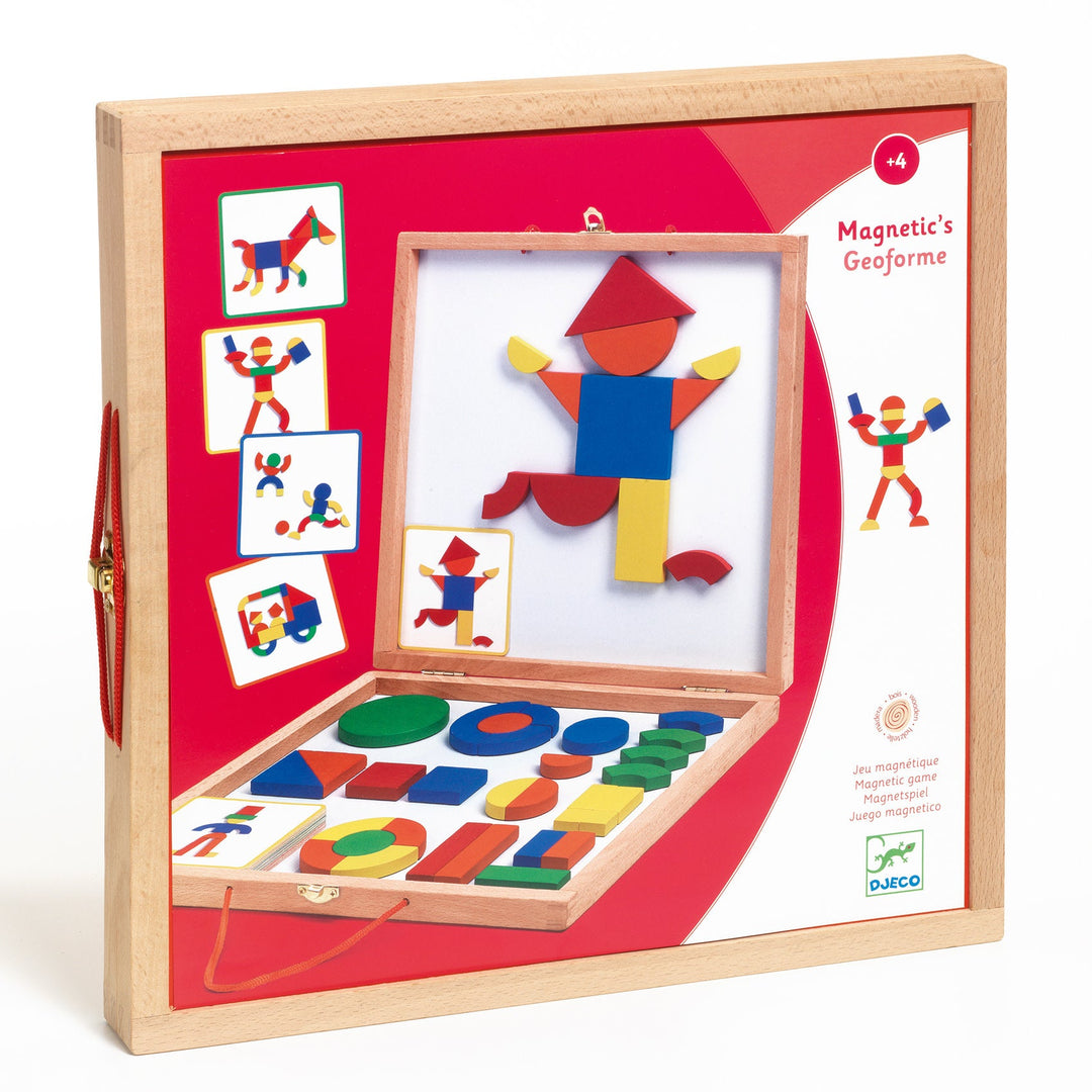 Djeco | Magnetisch Mozaïek Spel | Magnetic Geoform | 4+ - Kleine Eland