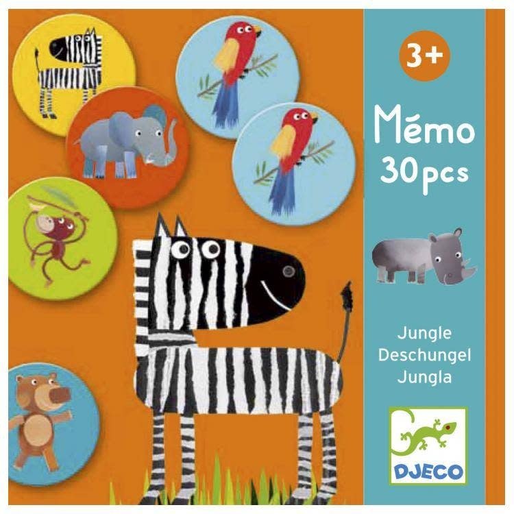 Djeco | Memo | Jungle | 30 stuks | 3+ - Kleine Eland