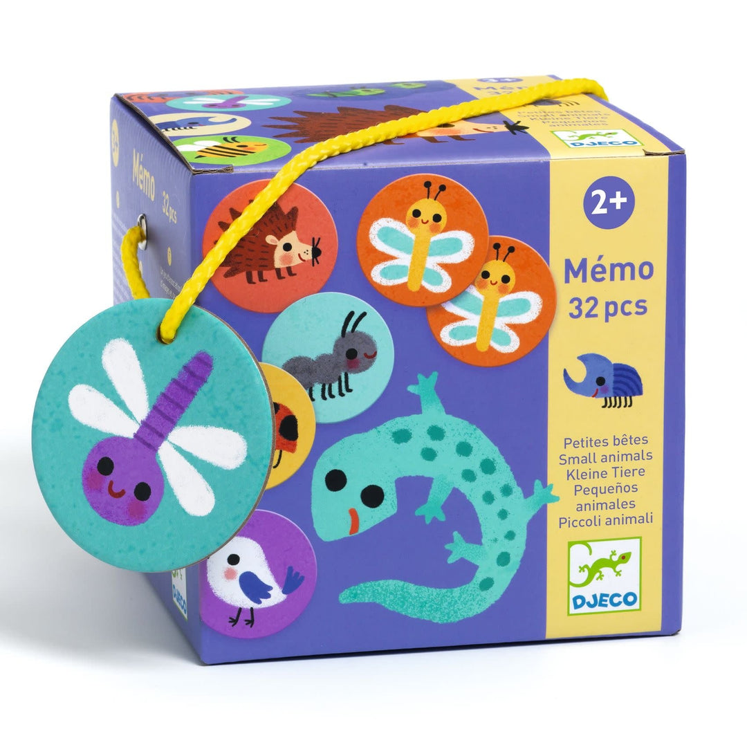 Djeco | Memo | Small Animals | 32 stuks | 3+ - Kleine Eland