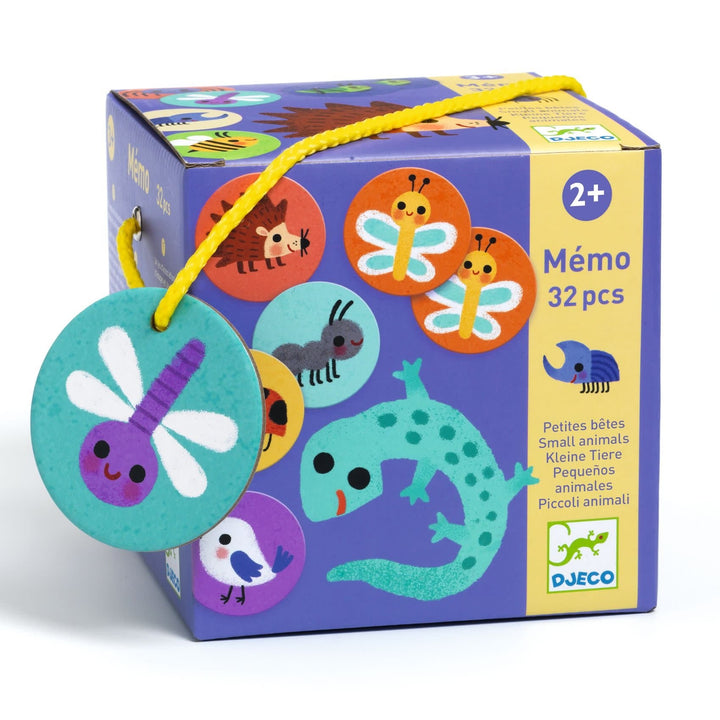 Djeco | Memo | Small Animals | 32 stuks | 3+ - Kleine Eland