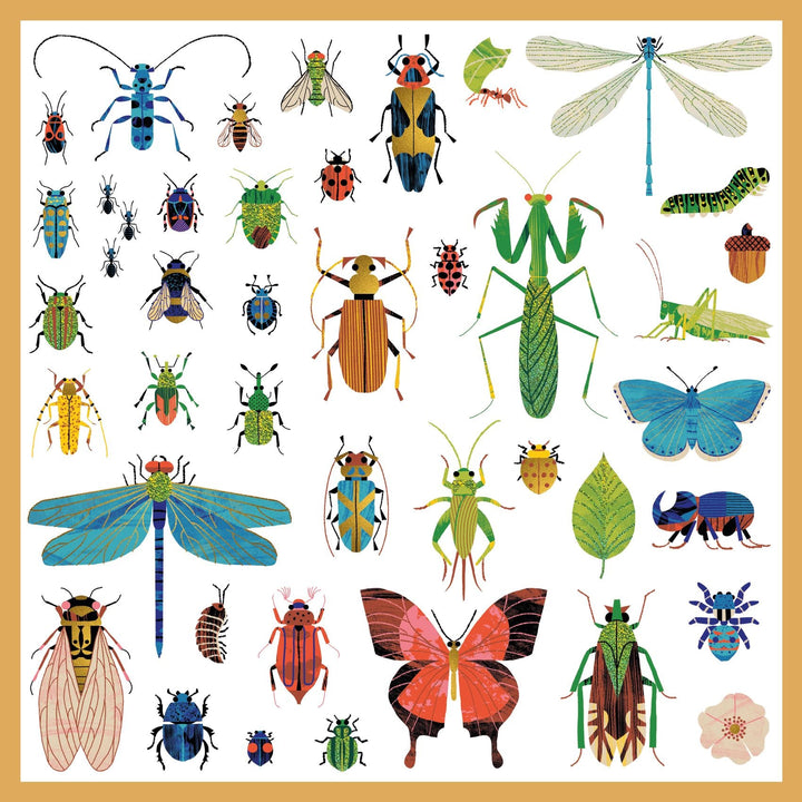 Djeco | Metallic Stickers | Microkosmos | 160 stuks | 4-7 jaar - Kleine Eland