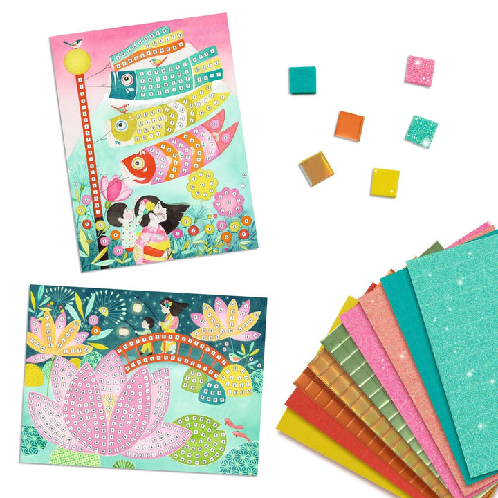 Djeco | Mozaiek | Art by Number | Kyoto | 5 - 8 jaar - Kleine Eland