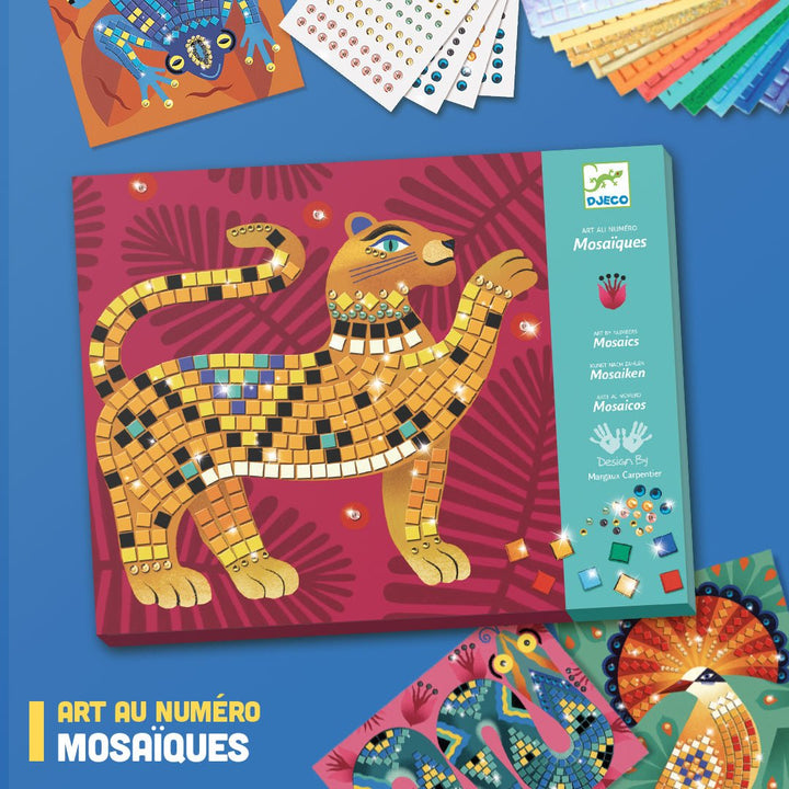 Djeco | Mozaïek | Deep in the Jungle | Art by Number | 7-13 jaar - Kleine Eland