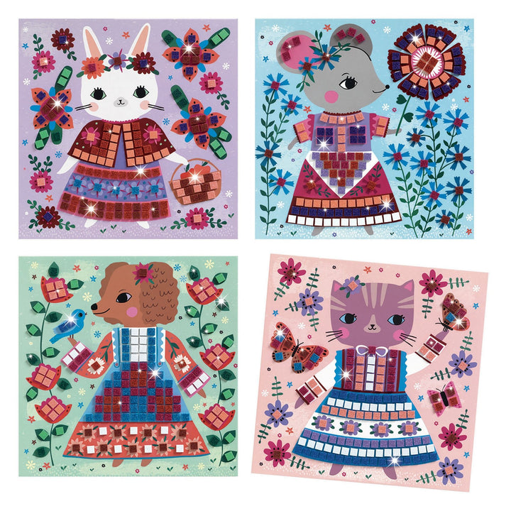 Djeco | Mozaïek | Lovely Pets | Art by Number | 5-8 jaar - Kleine Eland