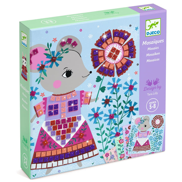Djeco | Mozaïek | Lovely Pets | Art by Number | 5-8 jaar - Kleine Eland