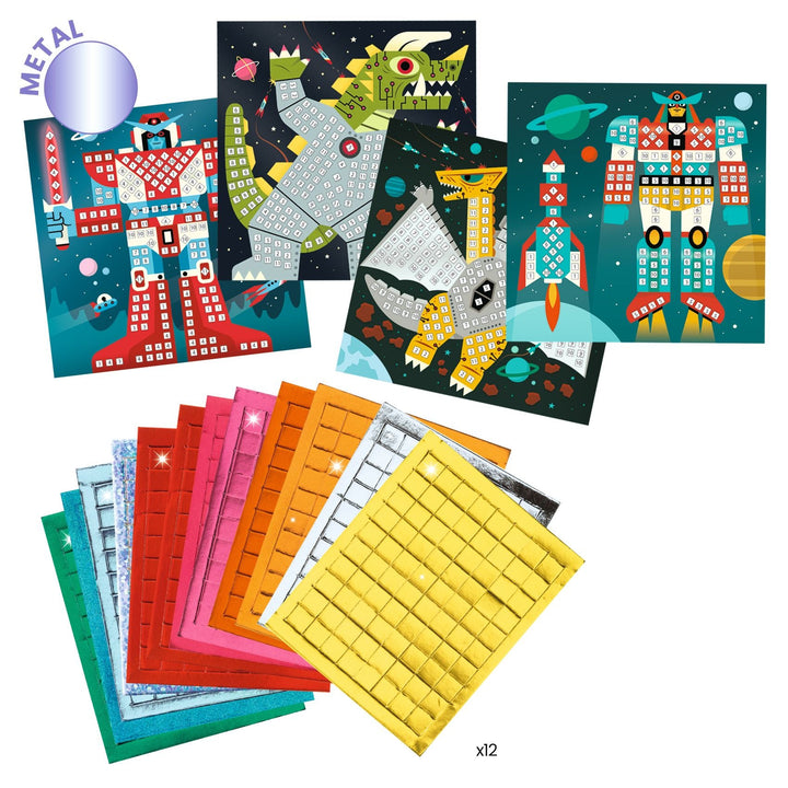 Djeco | Mozaïek | Space Battle | Art by Number | 7-12 jaar - Kleine Eland