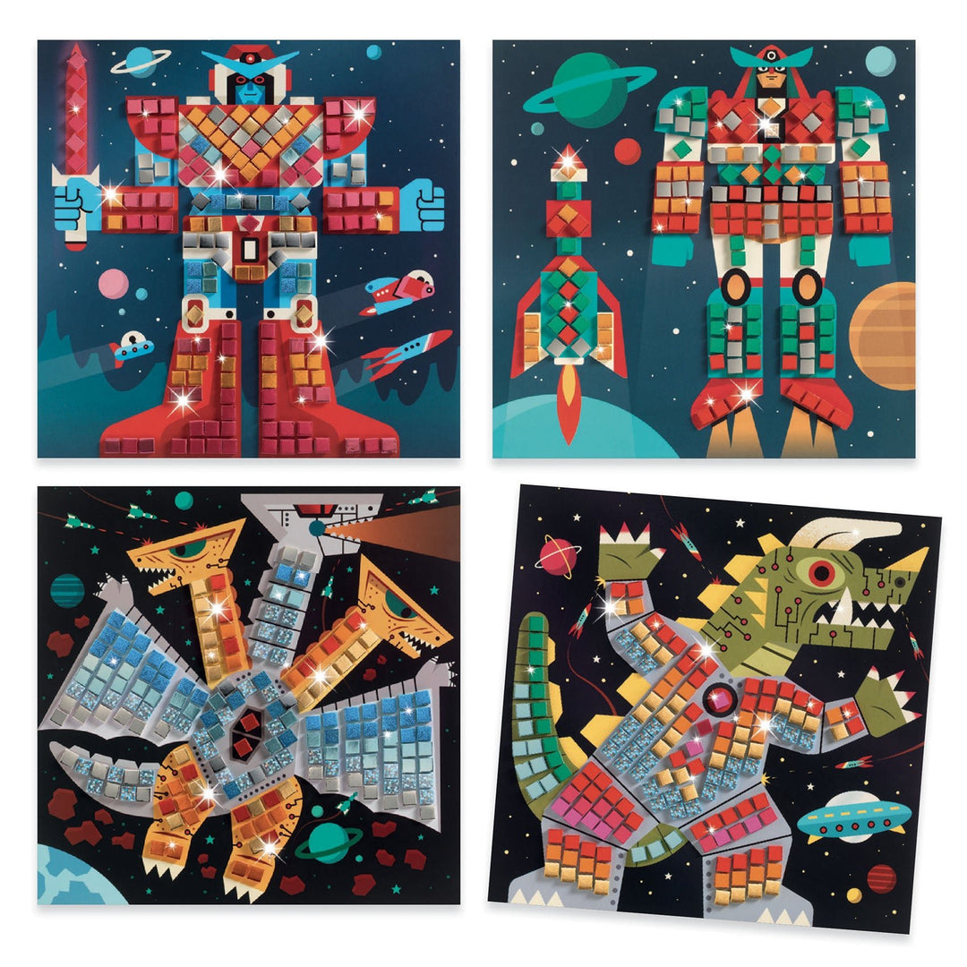 Djeco | Mozaïek | Space Battle | Art by Number | 7-12 jaar - Kleine Eland