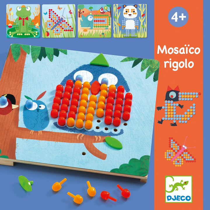 Djeco | Mozaïekspel | Rigolo | 4+ - Kleine Eland