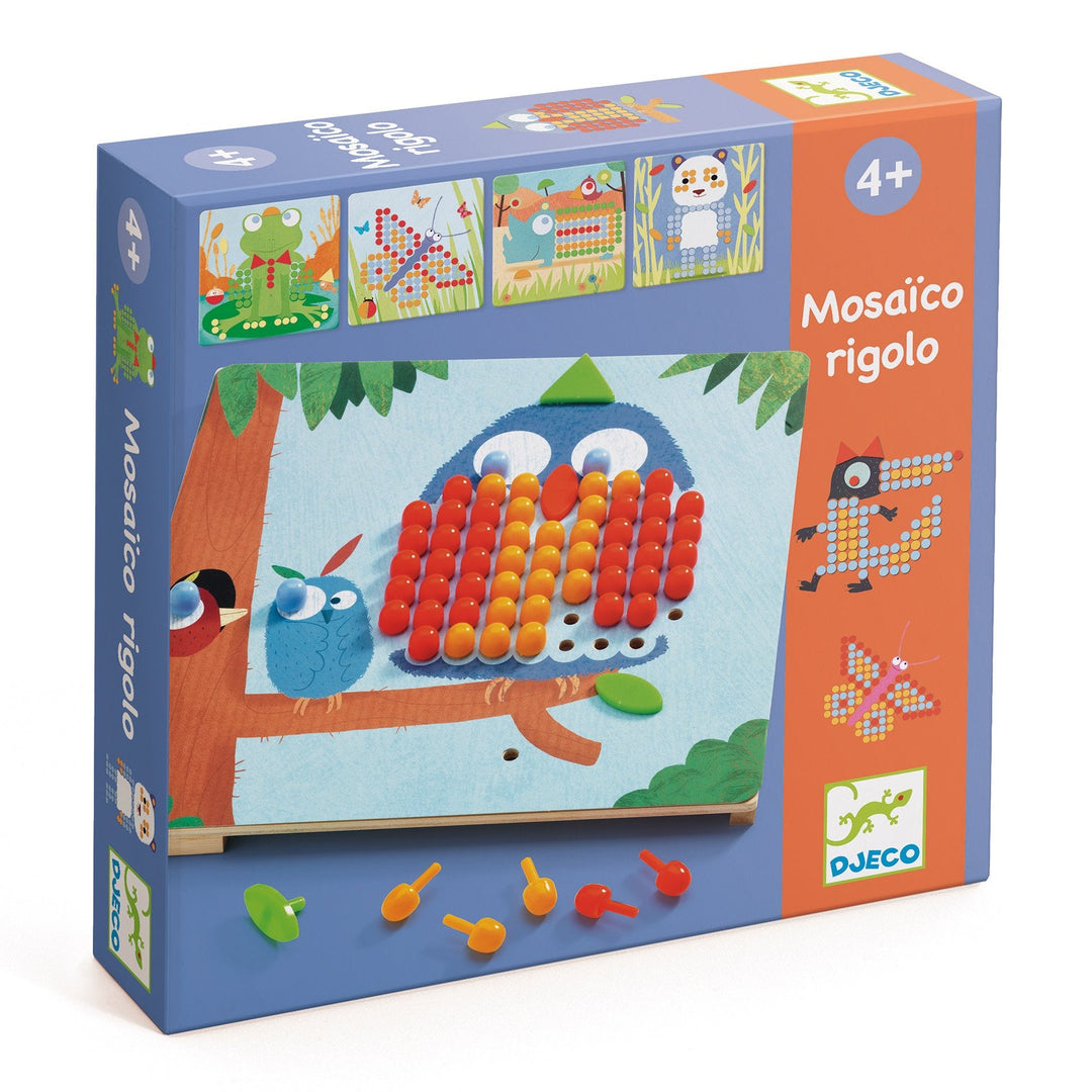 Djeco | Mozaïekspel | Rigolo | 4+ - Kleine Eland