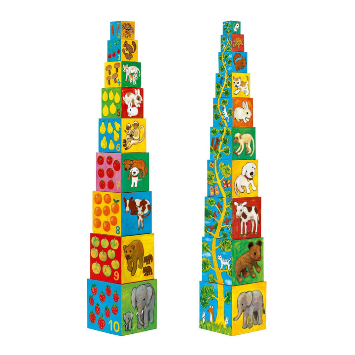 Djeco | My Friends Blocks | Stapelblokken | 1+ - Kleine Eland