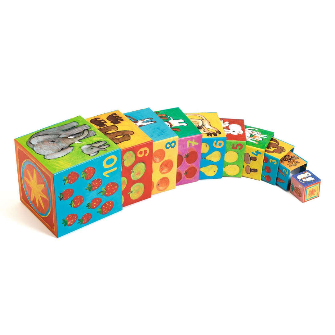Djeco | My Friends Blocks | Stapelblokken | 1+ - Kleine Eland
