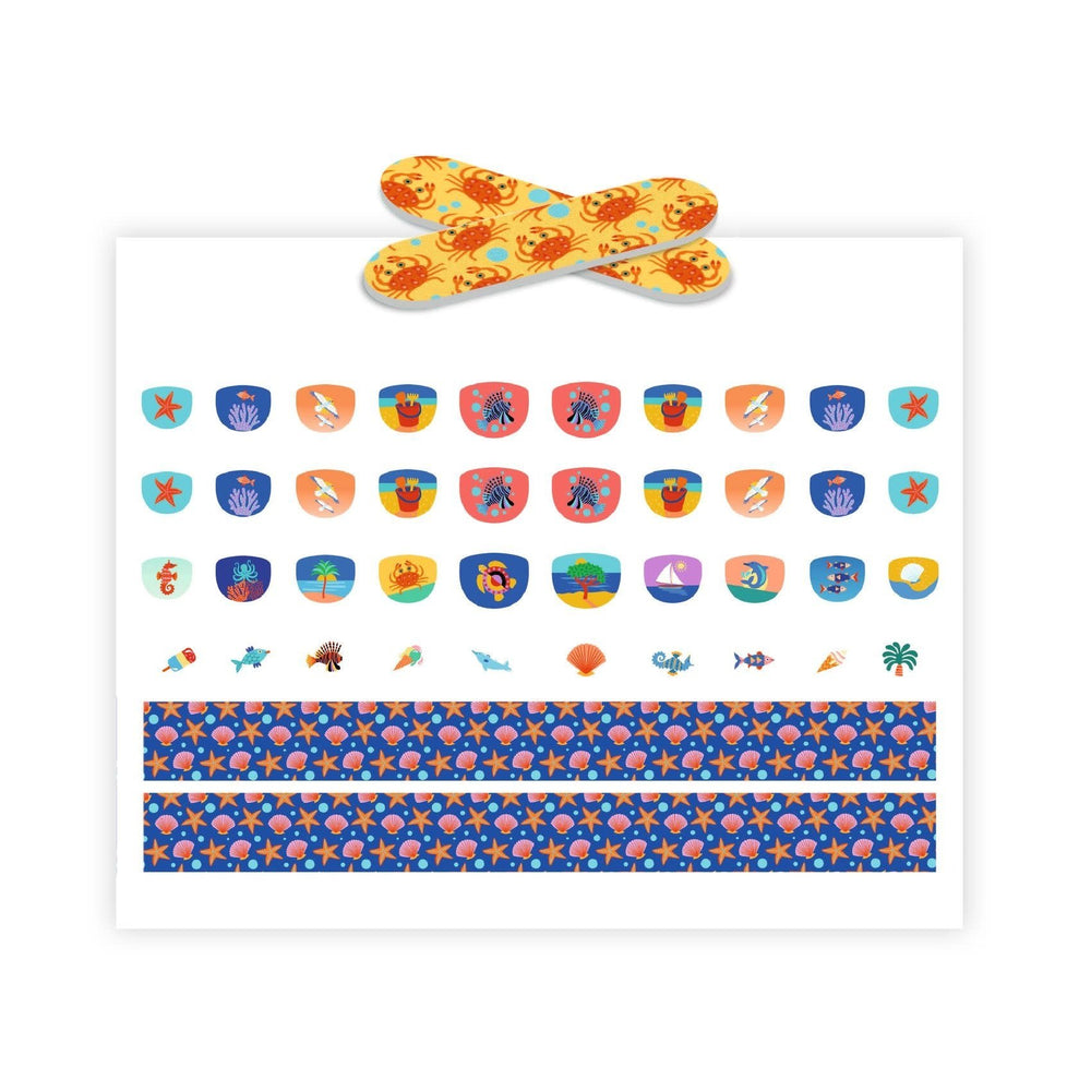 Djeco | Nails Stickers | 120 pieces | Mediterranean | 4 - 8 year - Kleine Eland