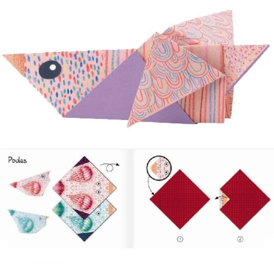 Djeco | Origami | Pooldieren | 5 - 10 jaar - Kleine Eland