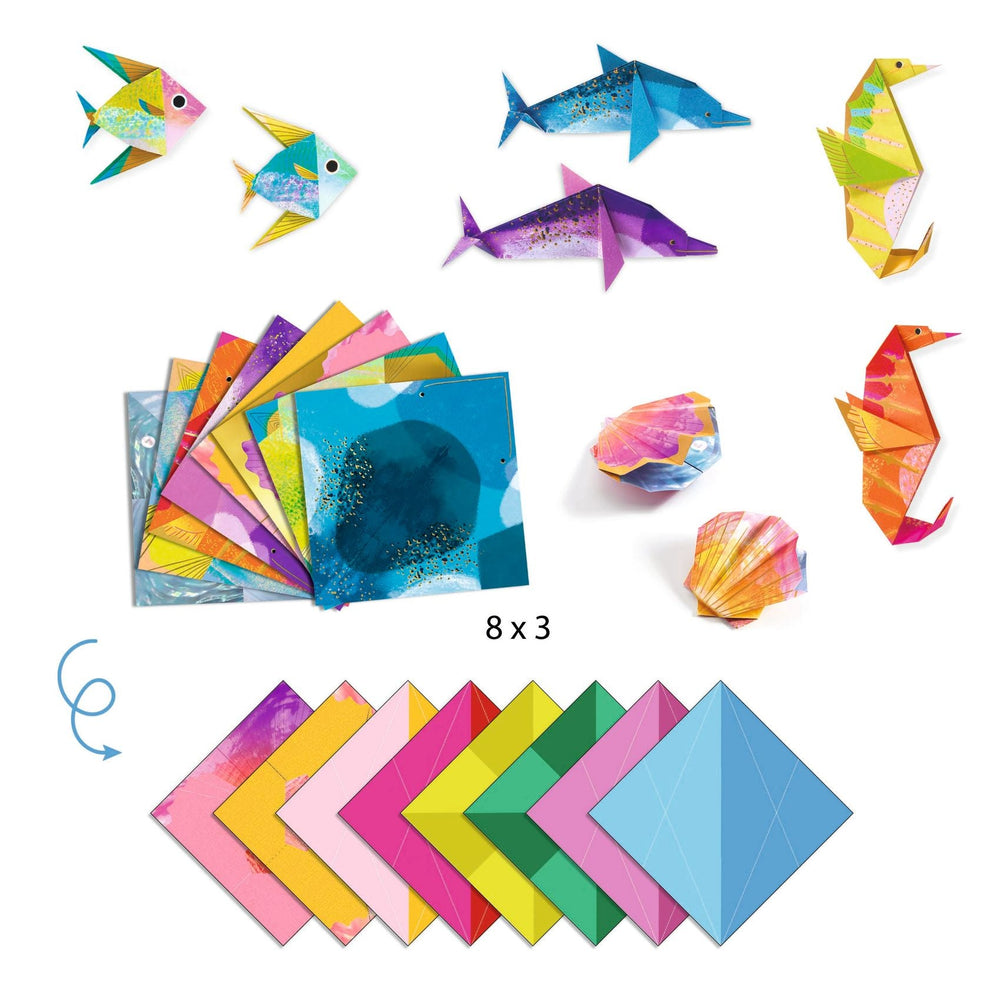 Djeco | Origami | Sea Creatures | 7-12 jaar - Kleine Eland