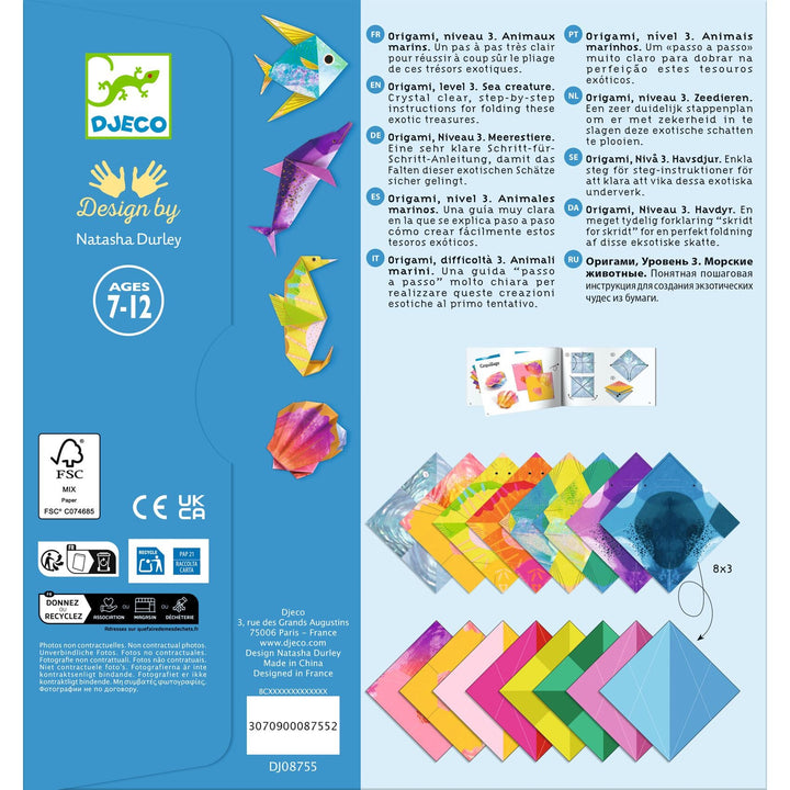 Djeco | Origami | Sea Creatures | 7-12 jaar - Kleine Eland