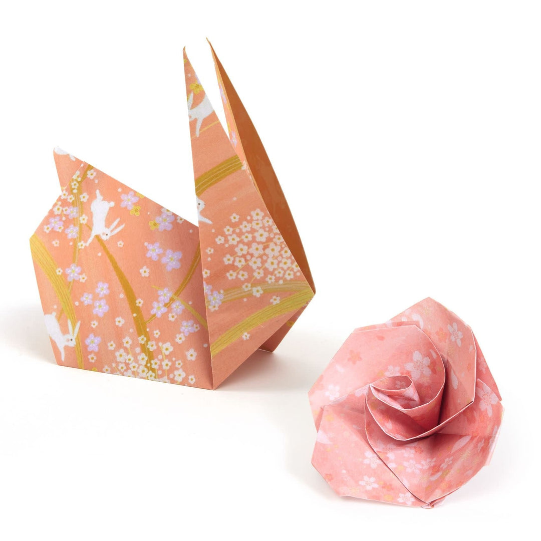 Djeco | Origami Vouwblaadjes | Haru | 100 vellen | 5+ - Kleine Eland