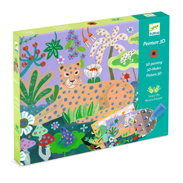 Djeco | Painting Set | Tropical Forest | 7 - 12 jaar - Kleine Eland
