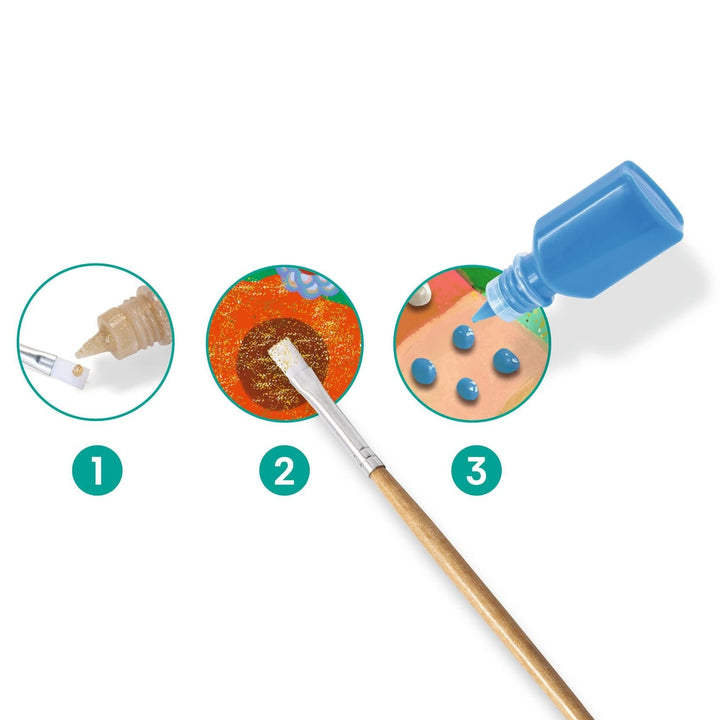 Djeco | Painting Set | Tropical Forest | 7 - 12 jaar - Kleine Eland