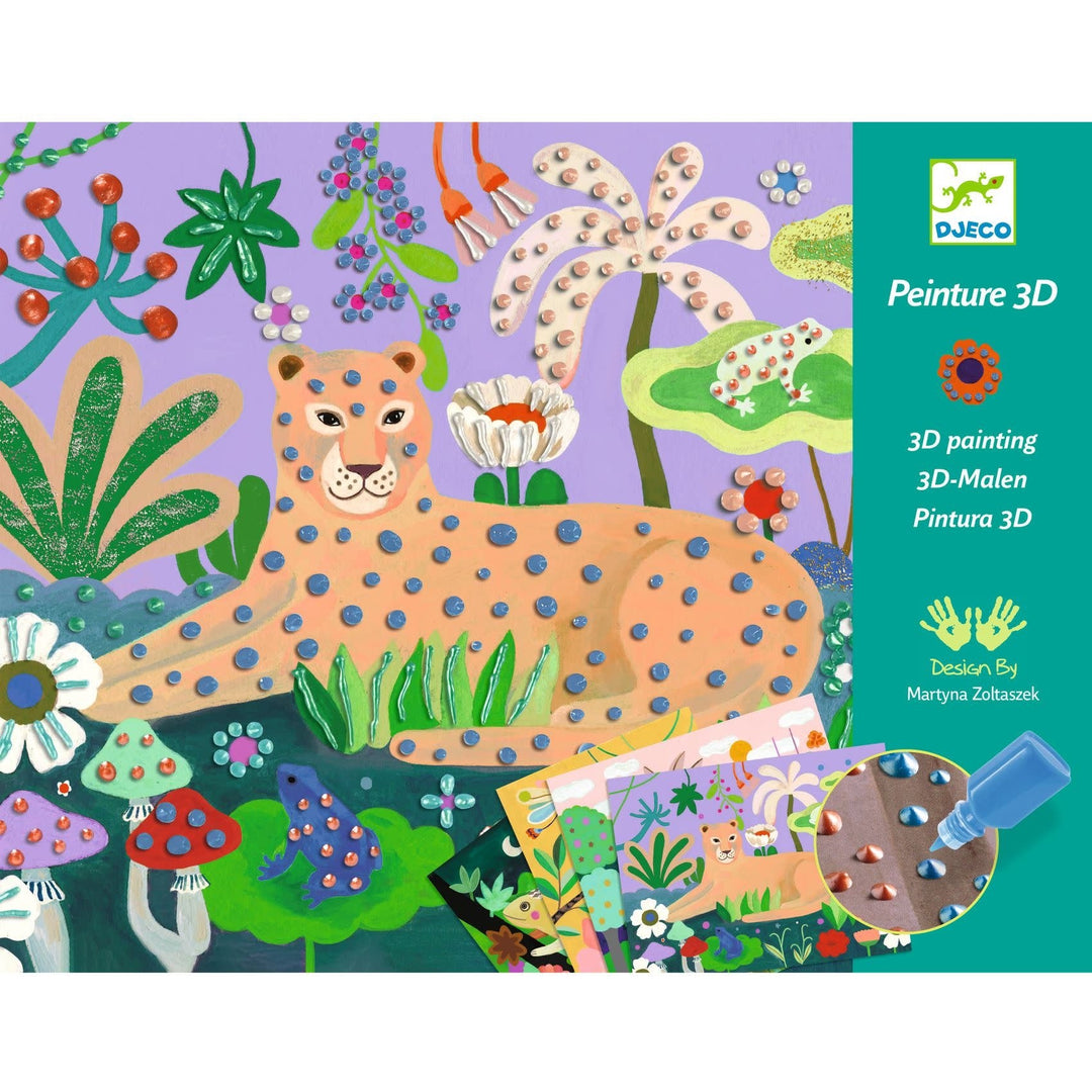 Djeco | Painting Set | Tropical Forest | 7 - 12 jaar - Kleine Eland