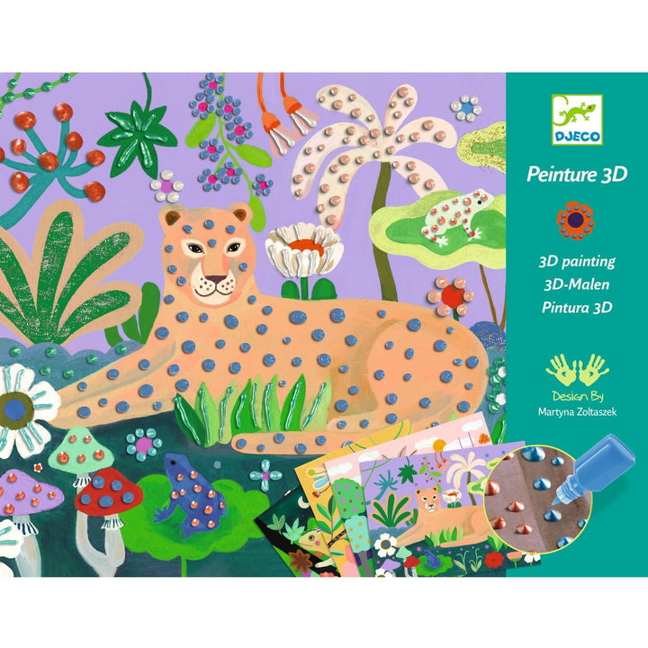 Djeco | Painting Set | Tropical Forest | 7 - 12 jaar - Kleine Eland