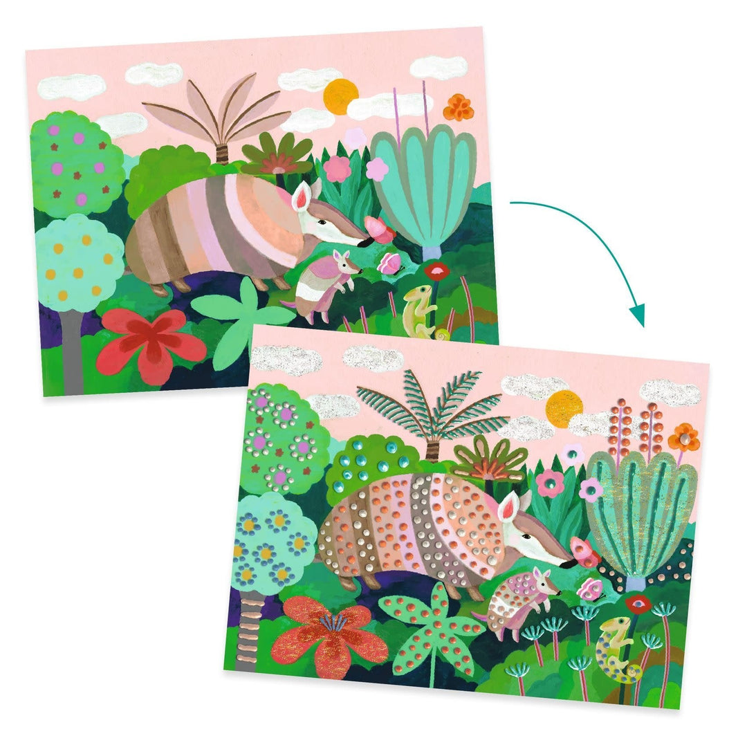 Djeco | Painting Set | Tropical Forest | 7 - 12 jaar - Kleine Eland