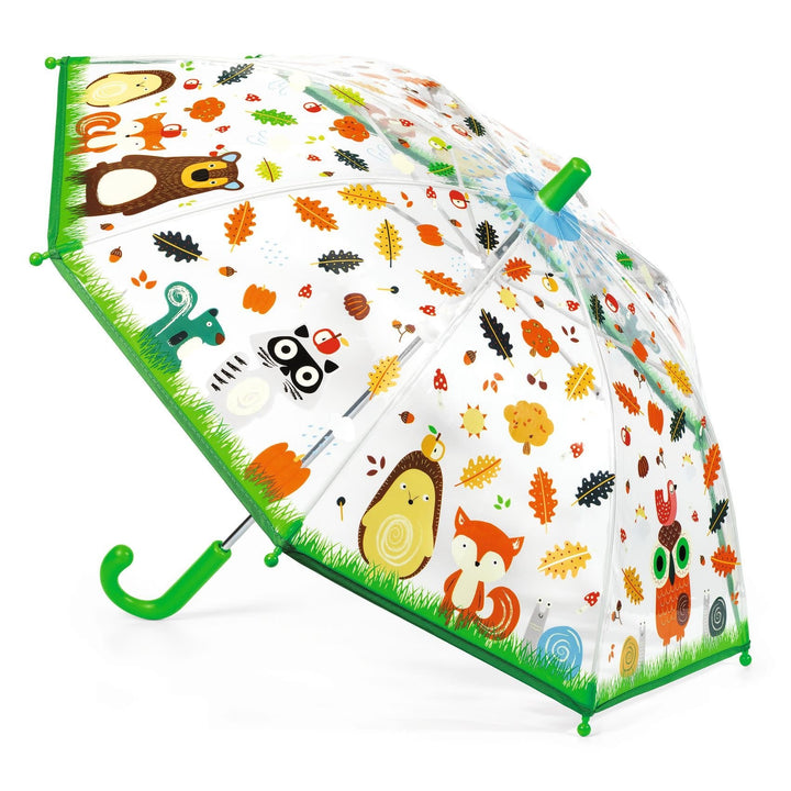 Djeco | Paraplu | L 55 cm | ø 68 cm | Animals of the Forest | 3+ - Kleine Eland