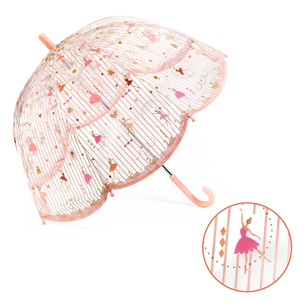 Djeco | Paraplu | L 68 cm | ø 70 cm | Ballerine | 3+ - Kleine Eland