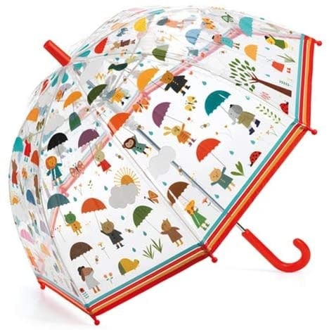 Djeco | Paraplu | L 68 cm | ø 70 cm | Onder de Regen | 3+ - Kleine Eland