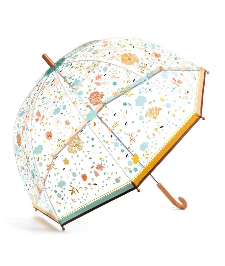 Djeco | Paraplu | L 82 cm | ø 79 cm | Bloemetjes | 3+ - Kleine Eland
