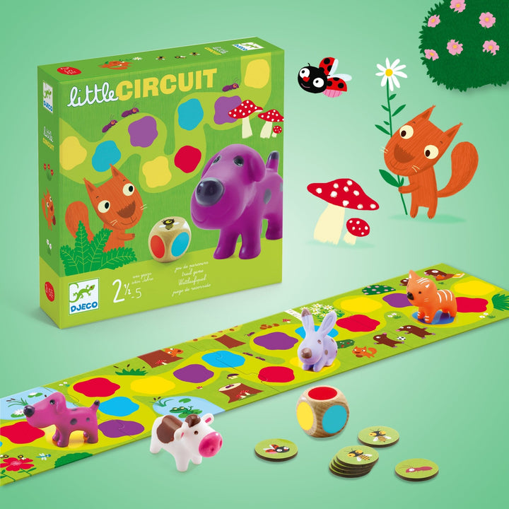 Djeco | Parcourspel | Little Circuit | 2,5 - 5 jaar - Kleine Eland