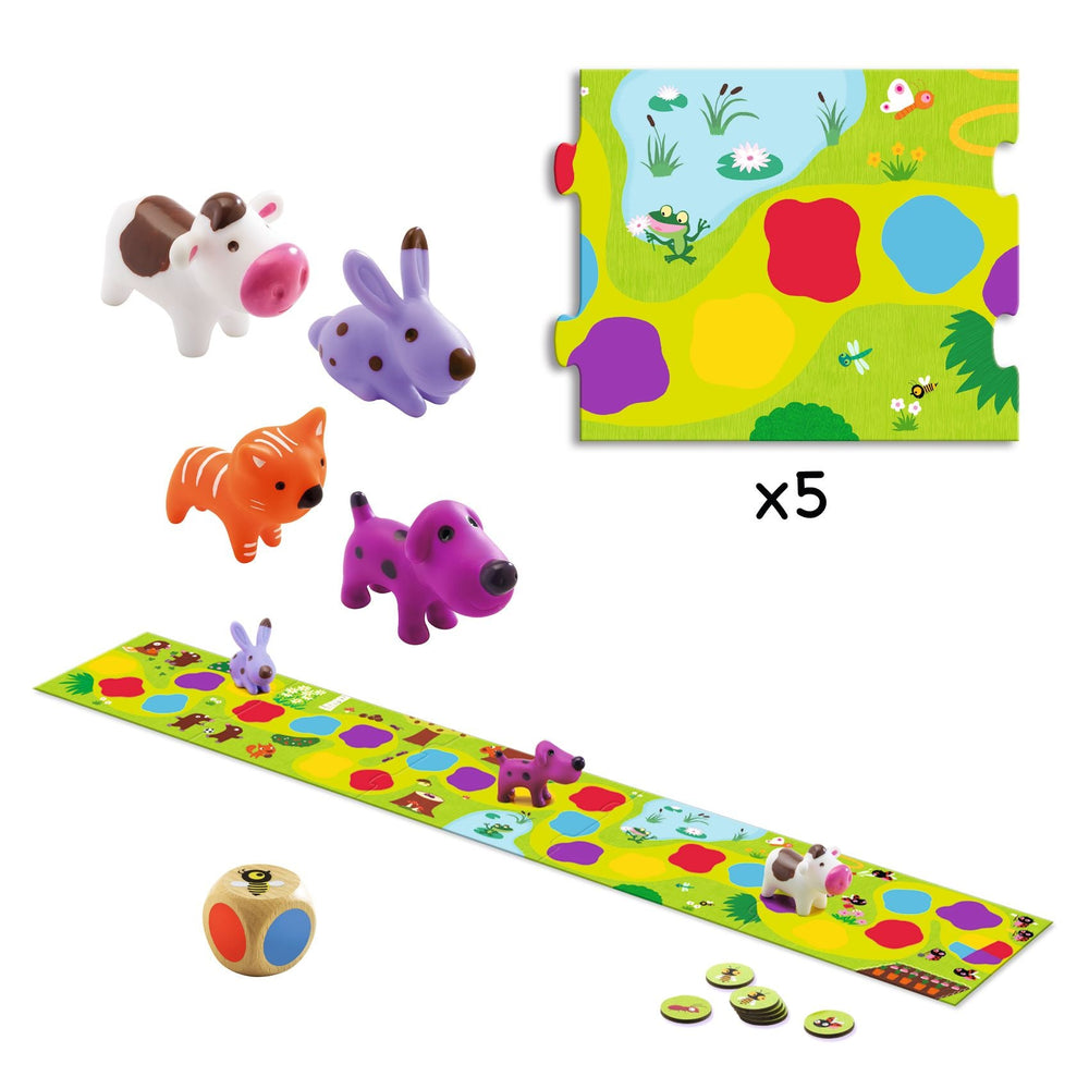 Djeco | Parcourspel | Little Circuit | 2,5 - 5 jaar - Kleine Eland