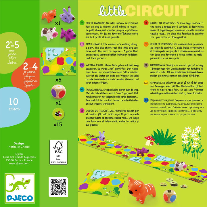 Djeco | Parcourspel | Little Circuit | 2,5 - 5 jaar - Kleine Eland