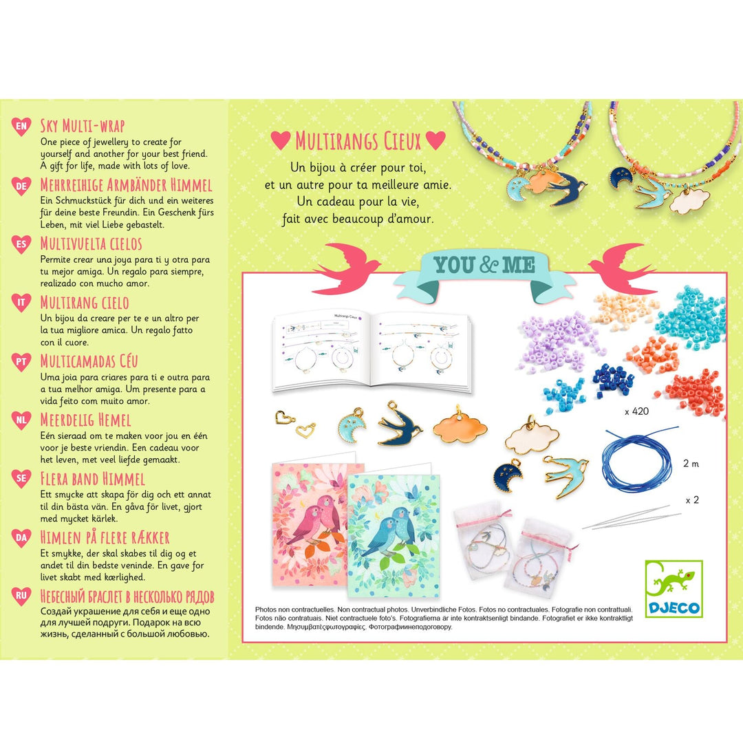 Djeco | Perles &amp; Bijoux | Sky Multi-wrap | Armbanden maken | 7+ - Kleine Eland